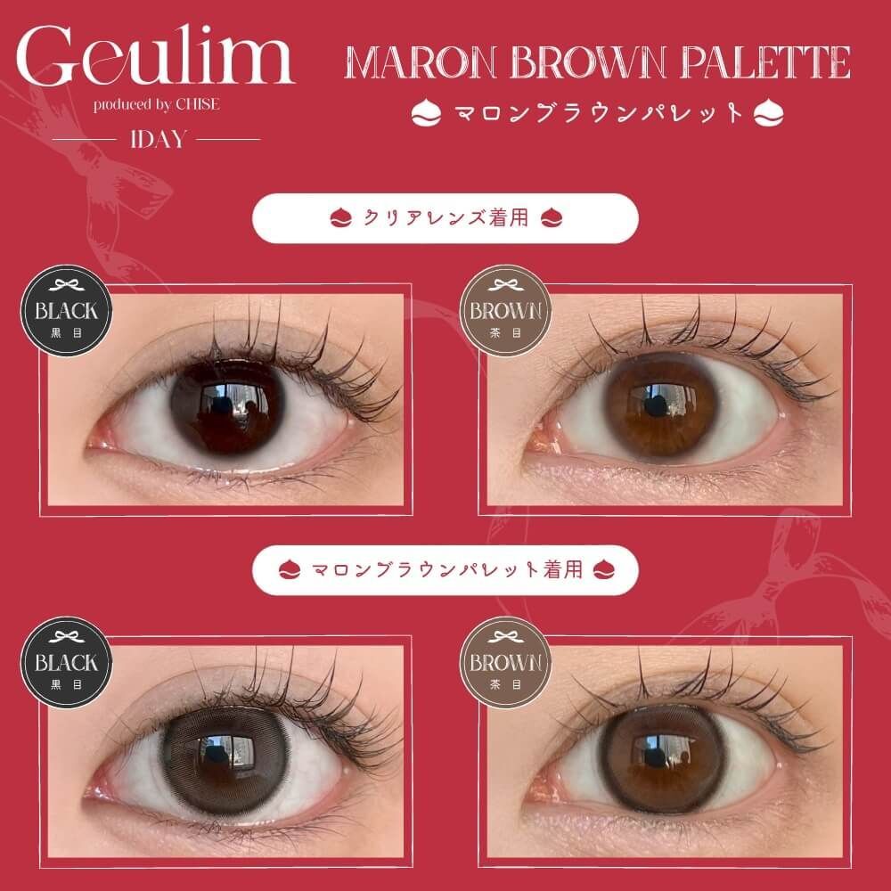 Geulim 1 Day (Maron Brown Palette) (10P)