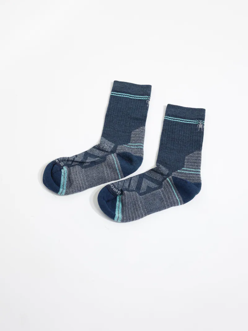 【 M 號】SMARTWOOL 羊毛襪 女 機能戶外全輕量減震中長襪 暮光藍 SW001573G74
