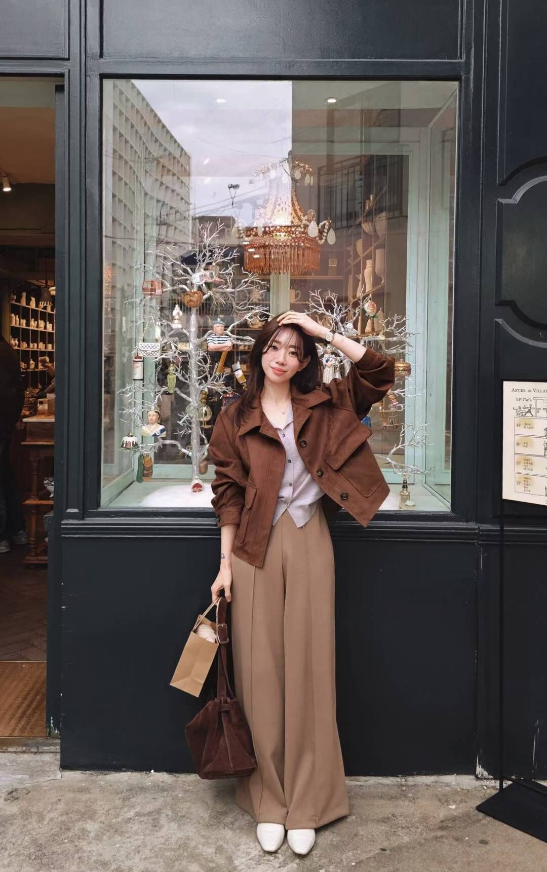 CP5314 漫畫腿混羊毛長腿褲