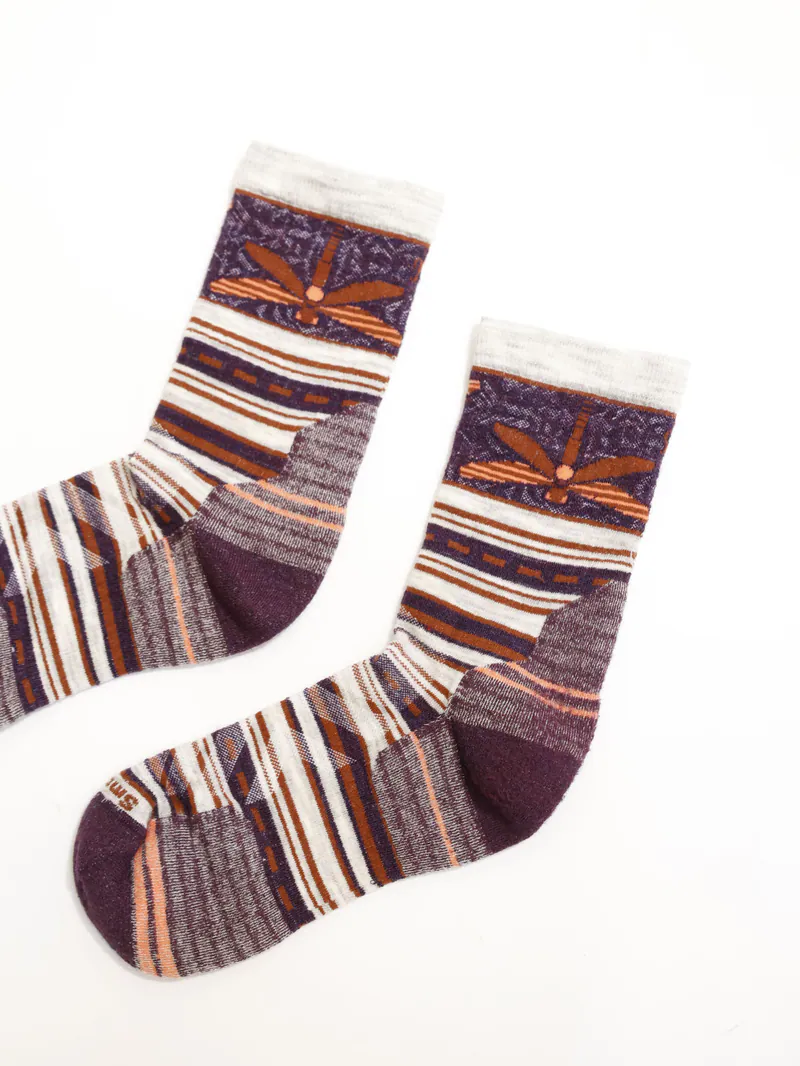 【 M 號】SMARTWOOL 羊毛襪 女 機能戶外局部輕量減震中筒襪 蜻蜓 SW002879069