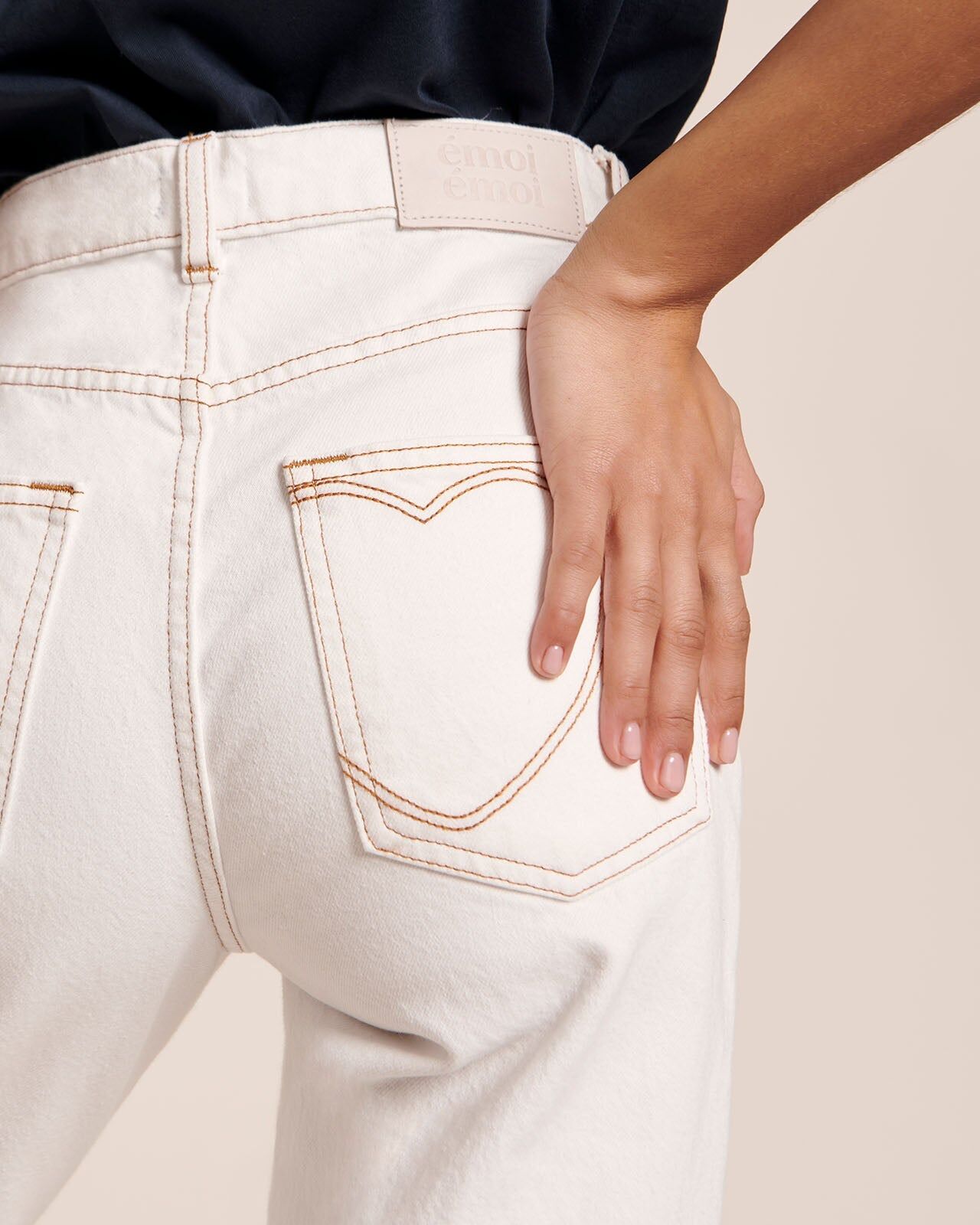 The Jean Who Loves You - Ecru | émoi émoi