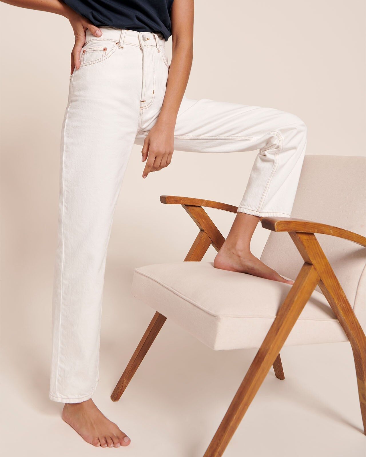 The Jean Who Loves You - Ecru | émoi émoi