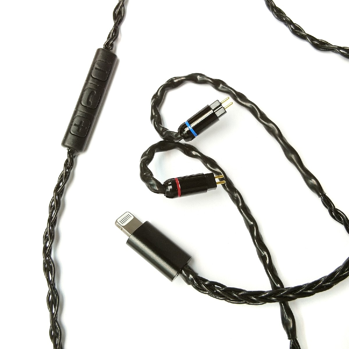 Reddle Audio – HANK進階耳機升級線,連解碼耳擴 Type-C, Lightning | 銅鍍銀8絞 | 可選購3鍵線控連咪版本