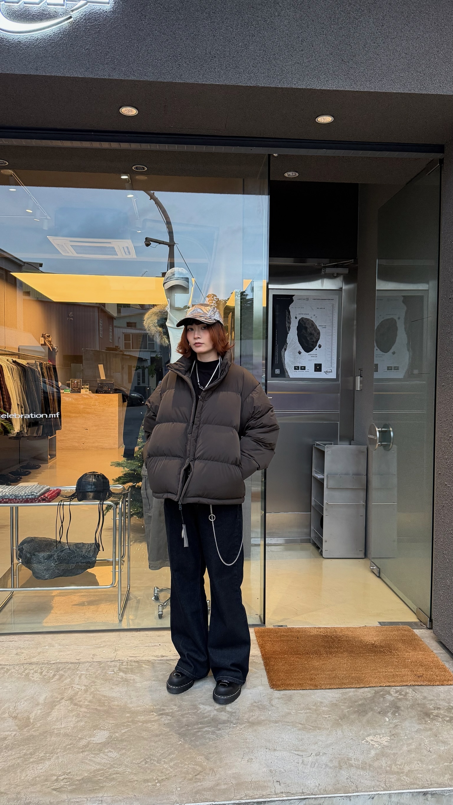 俐落羽絨外套（雙面穿）