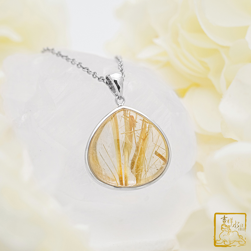 鈦晶水滴墜 10.6g 開運招財