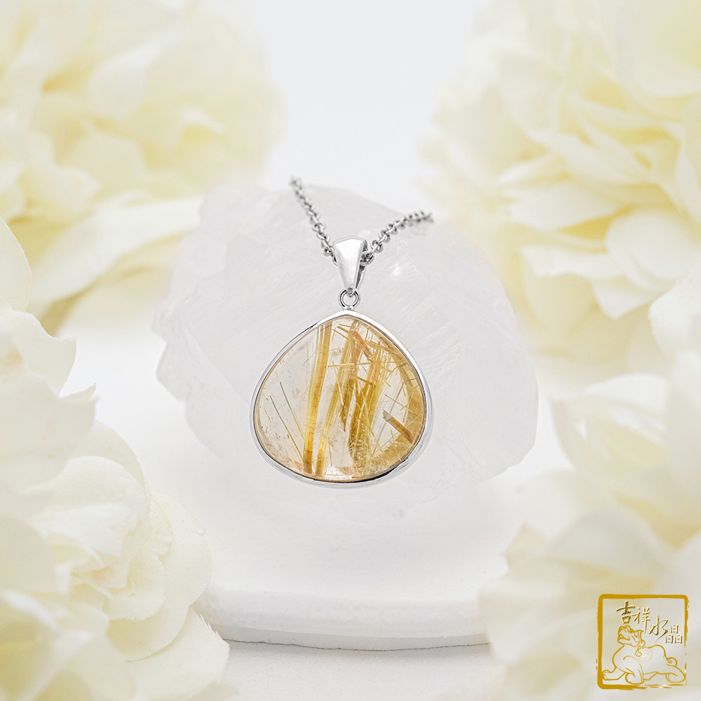 鈦晶水滴墜 10.6g 開運招財