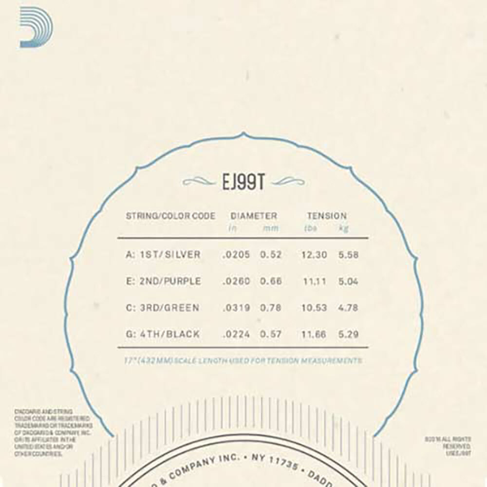 D'addario - EJ99T 烏克麗麗弦 第 3 張圖片｜三峽烏克麗麗