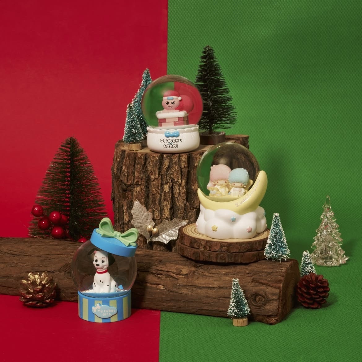 台灣限定 Sanrio/ 底褲兔 水晶球