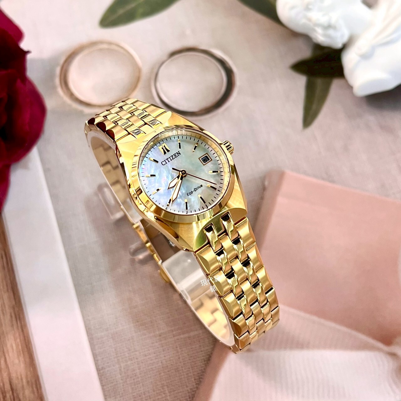 【CITIZEN星辰】LADY'S 時尚女錶EW2293-56D 27mm 現代鐘錶