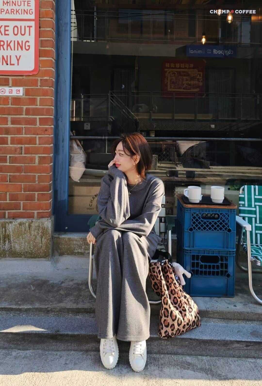 CP5322 磨毛休閒鬆弛感衛衣上衣