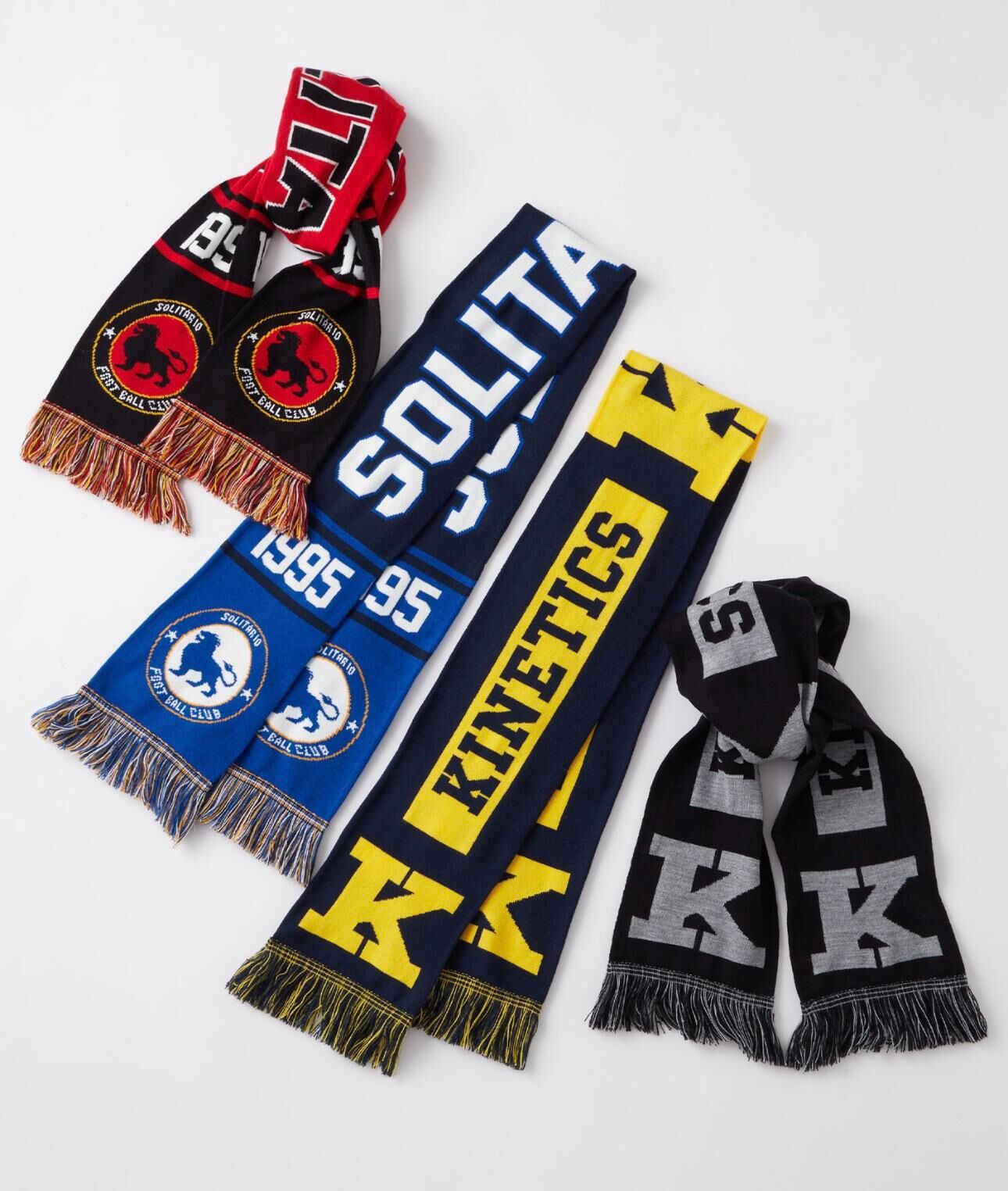 【預購】JN122702 MONO-MART 提花圖案足球圍巾