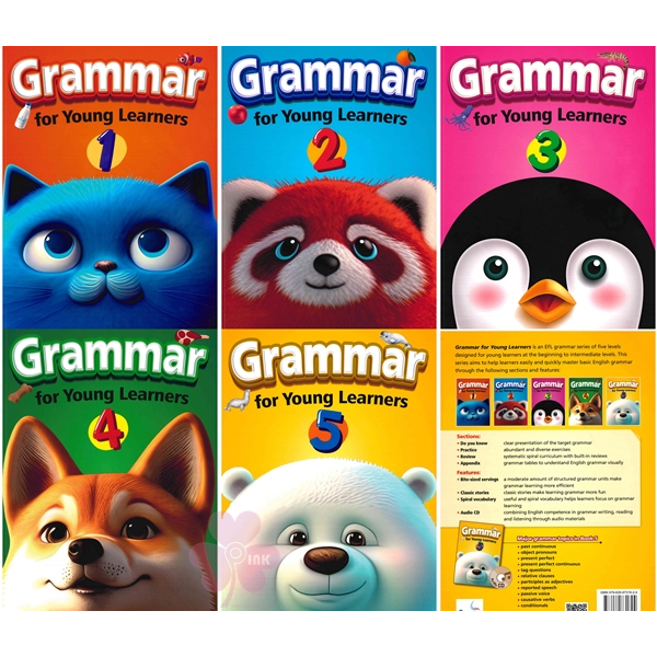 「堂奧圖書」兒童美語文法書Grammar for Young Learners / Work book_(1)(2)(3)(4)(5)