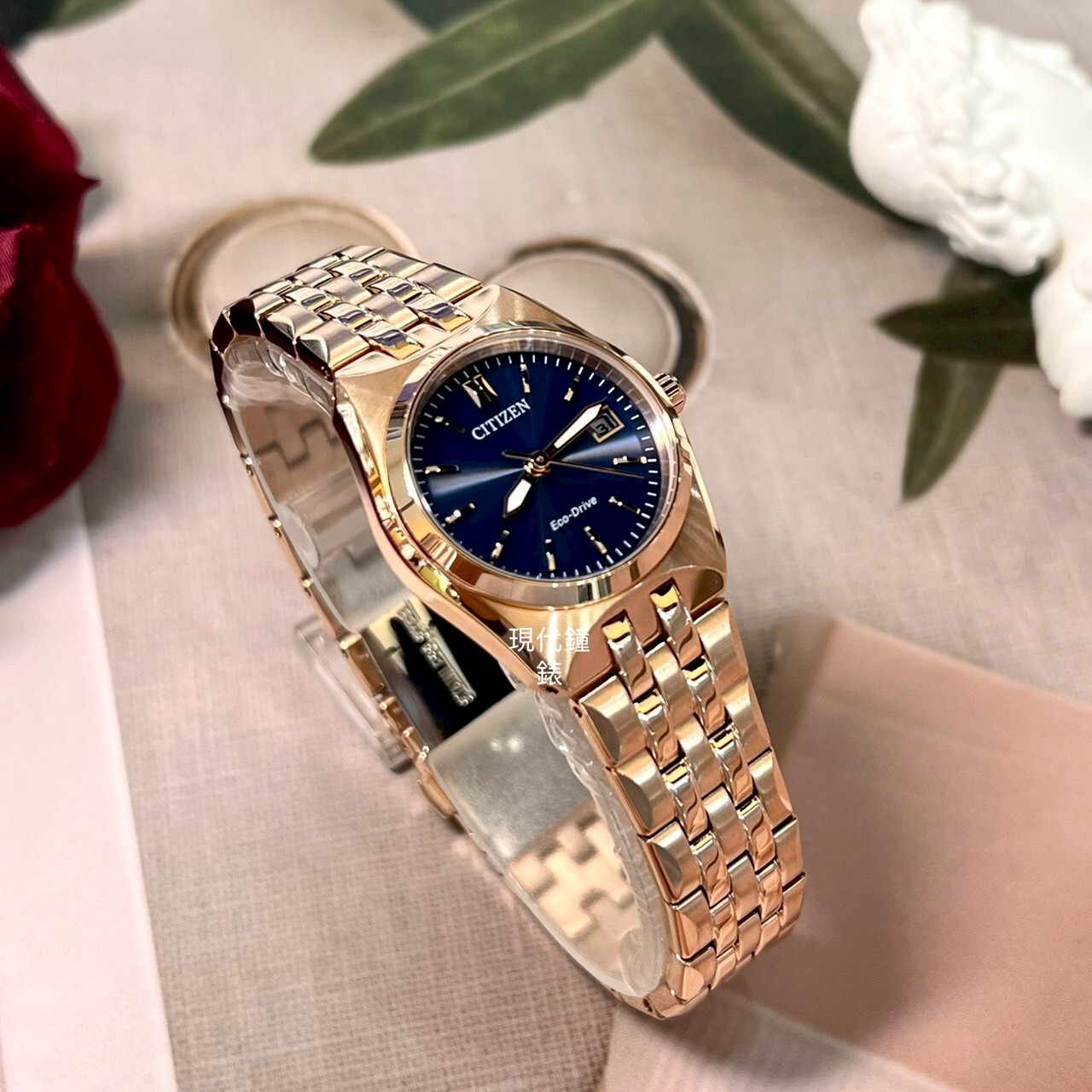 【CITIZEN星辰】LADY'S 時尚女錶EW2298-52L 27mm 現代鐘錶