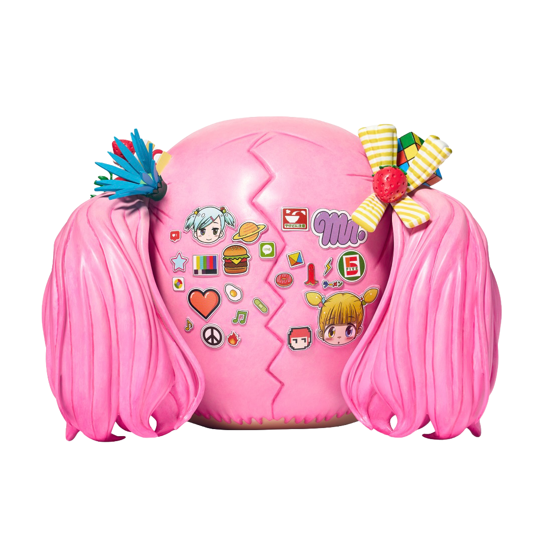 Mr. - Mr. Hikari Head Collectible (Pink)