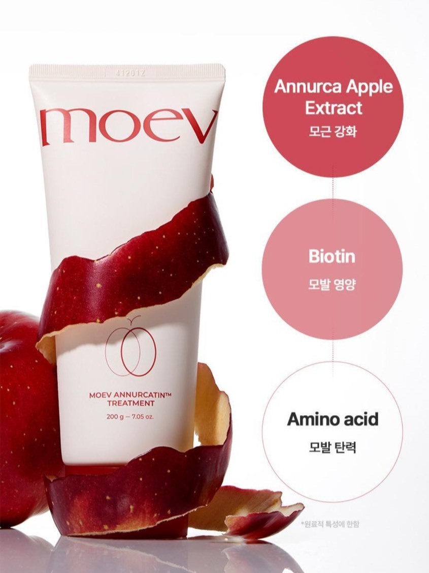 moev 蘋果強韌洗/護髮系列