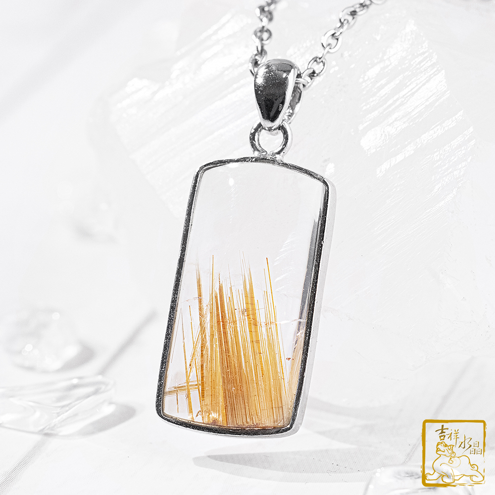 鈦晶無事牌墜 5.4g 開運招財