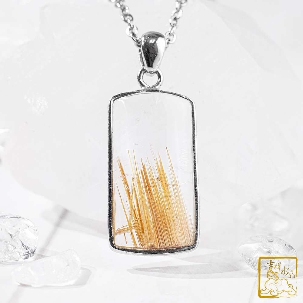 鈦晶無事牌墜 5.4g 開運招財