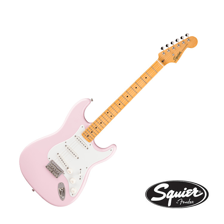 Squier Classic Vibe '50s Strat HT Shell Pink 電吉他