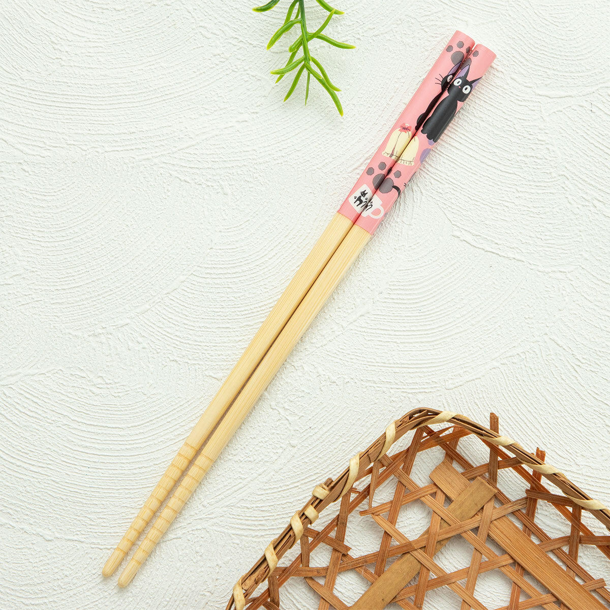 竹筷 魔女宅急便 粉色 21公分