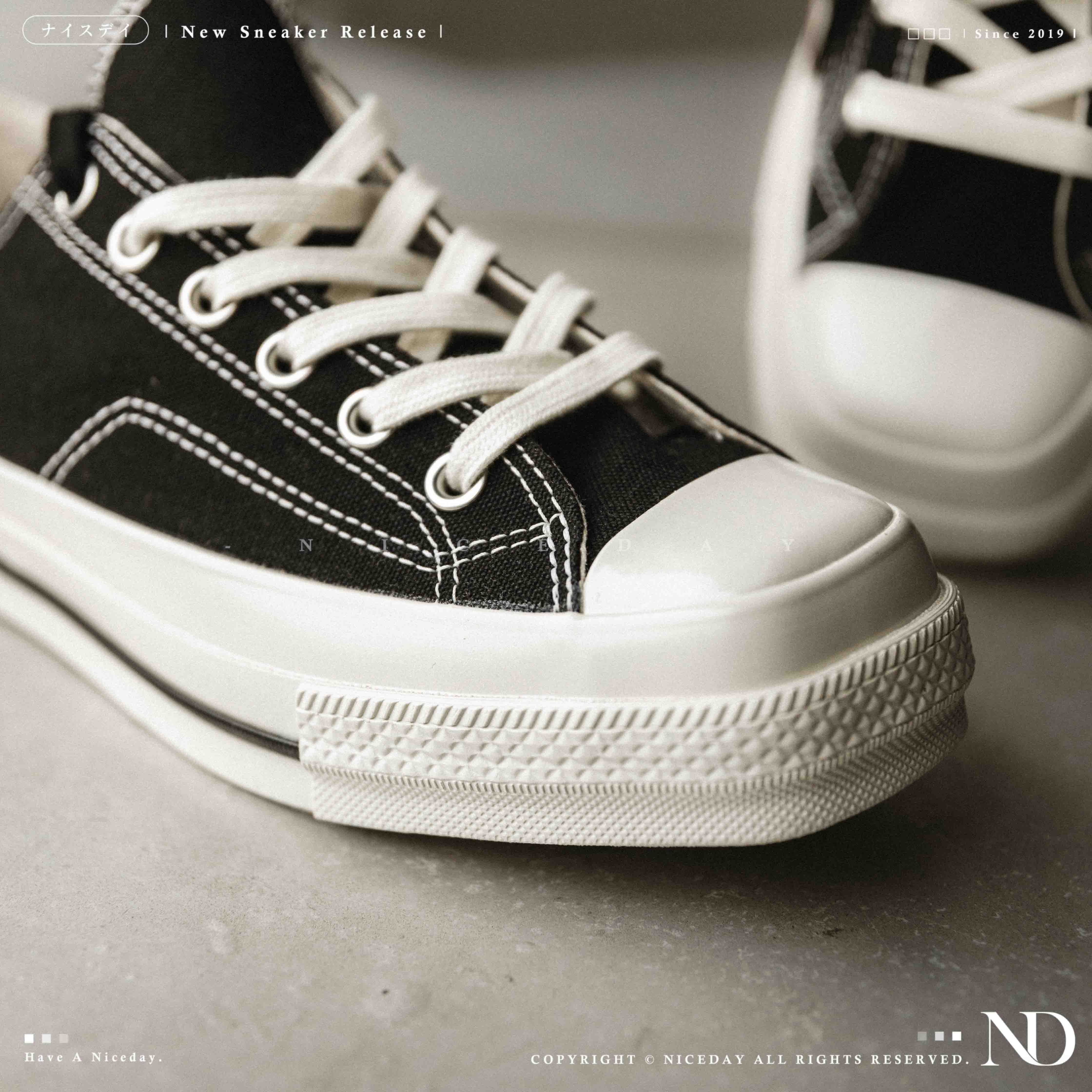 NICEDAY 代購 Converse 匡威 ALL STAR SQUARETOE OX 方頭 黑 黑白 經典 帆布鞋 31316070