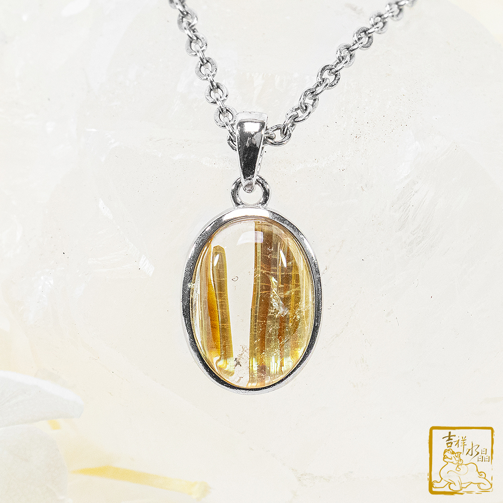 鈦晶蛋面墜 2.2g 開運招財