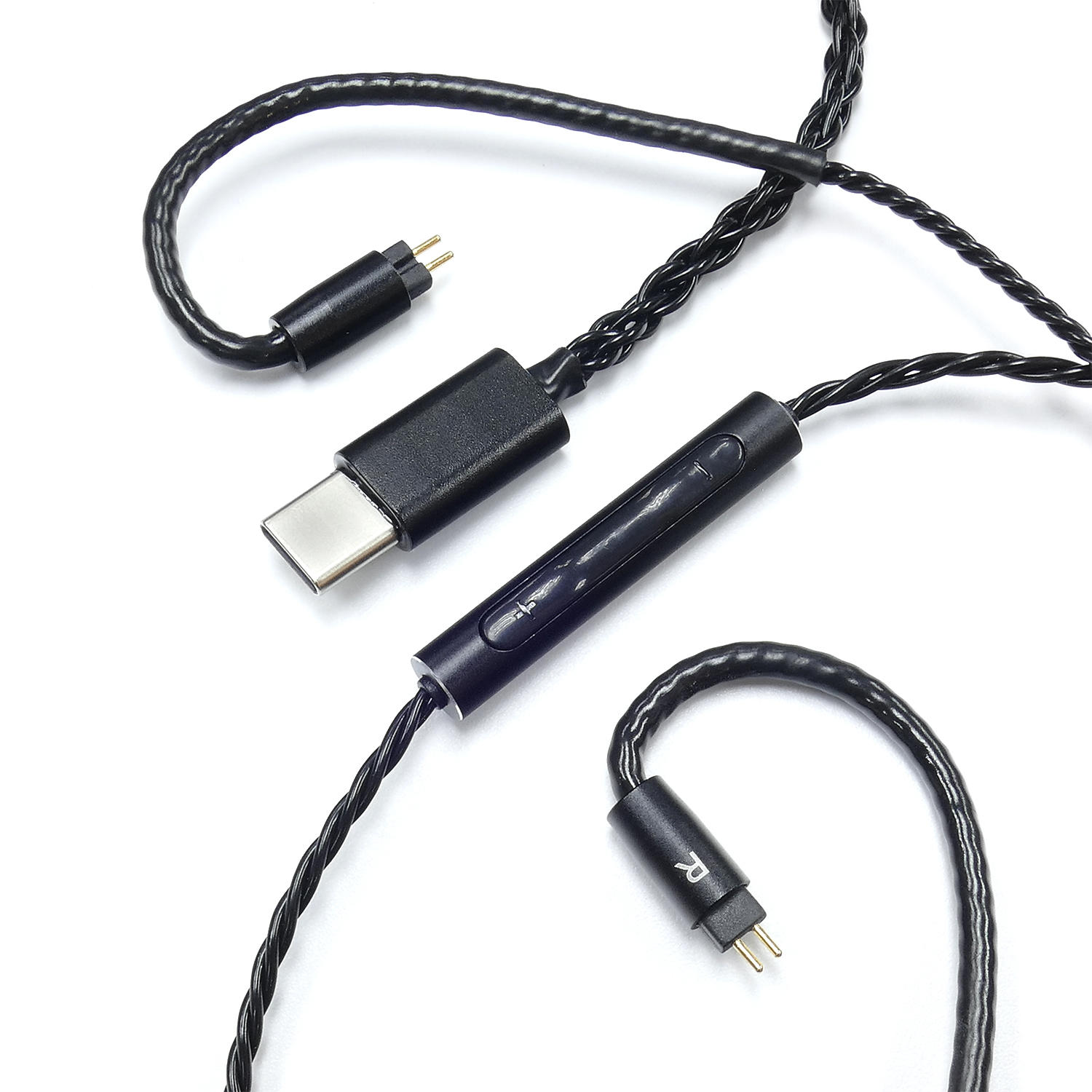 Reddle Audio – HARDY 進階耳機升級線,連解碼耳擴 Type-C, Lightning | 銅鍍銀6絞 | 3鍵線控連咪