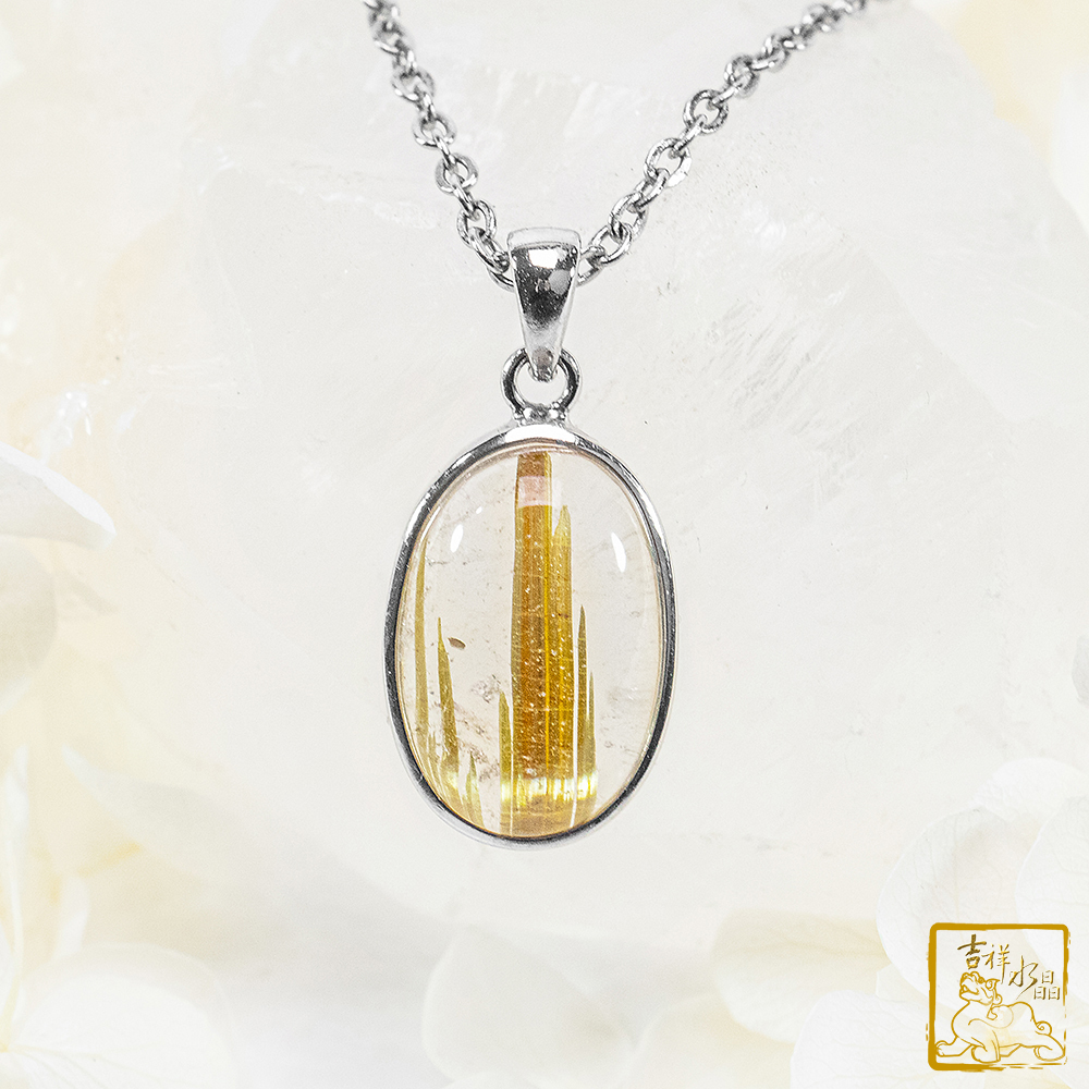 鈦晶蛋面墜 3.5g 富貴圓滿