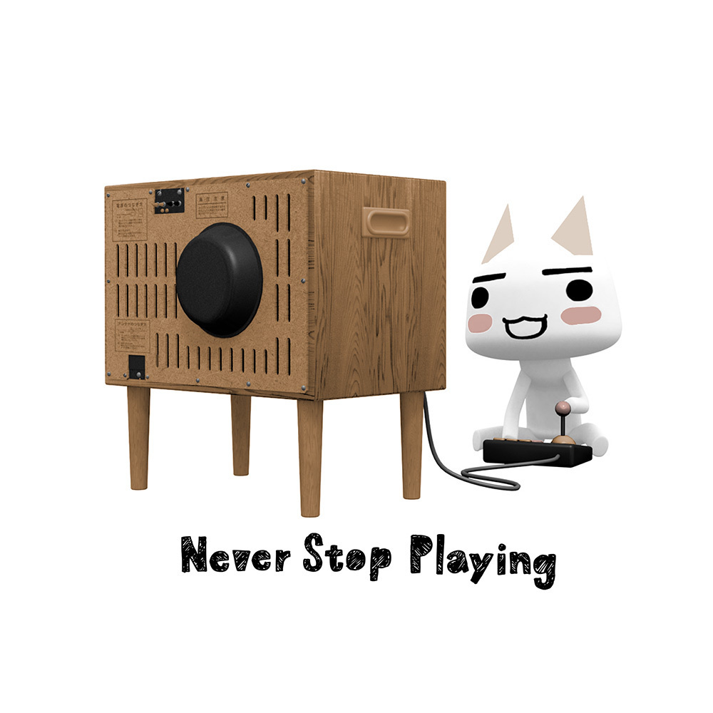 Cospa 011226 ゲームに夢中のトロ Tシャツ [どこでもいっしょ]