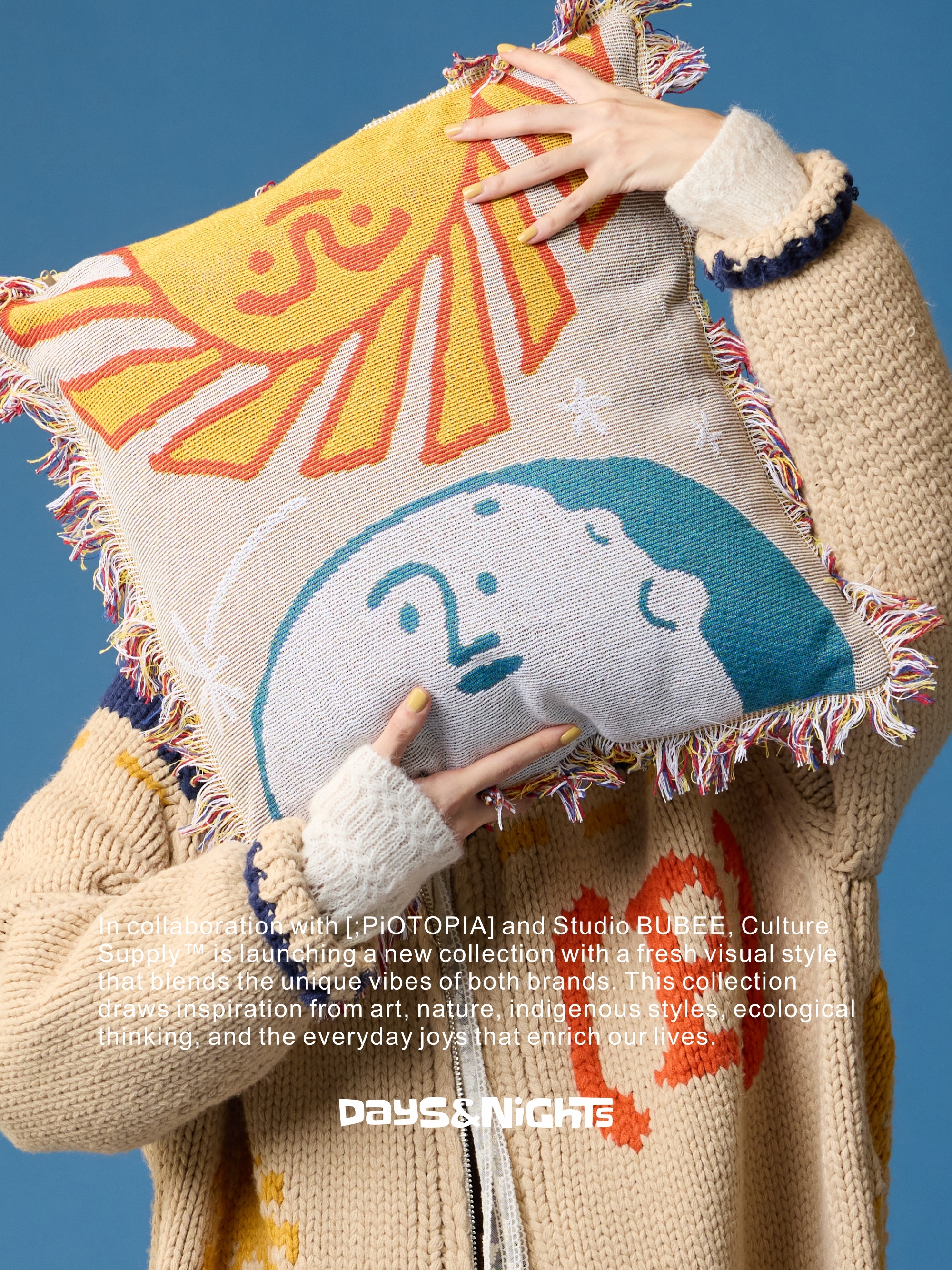 | DAYS & NIGHTS |〔 ;PiOTOPIA〕X BUBEE X FILTER017® Culture Supply™ 抱枕