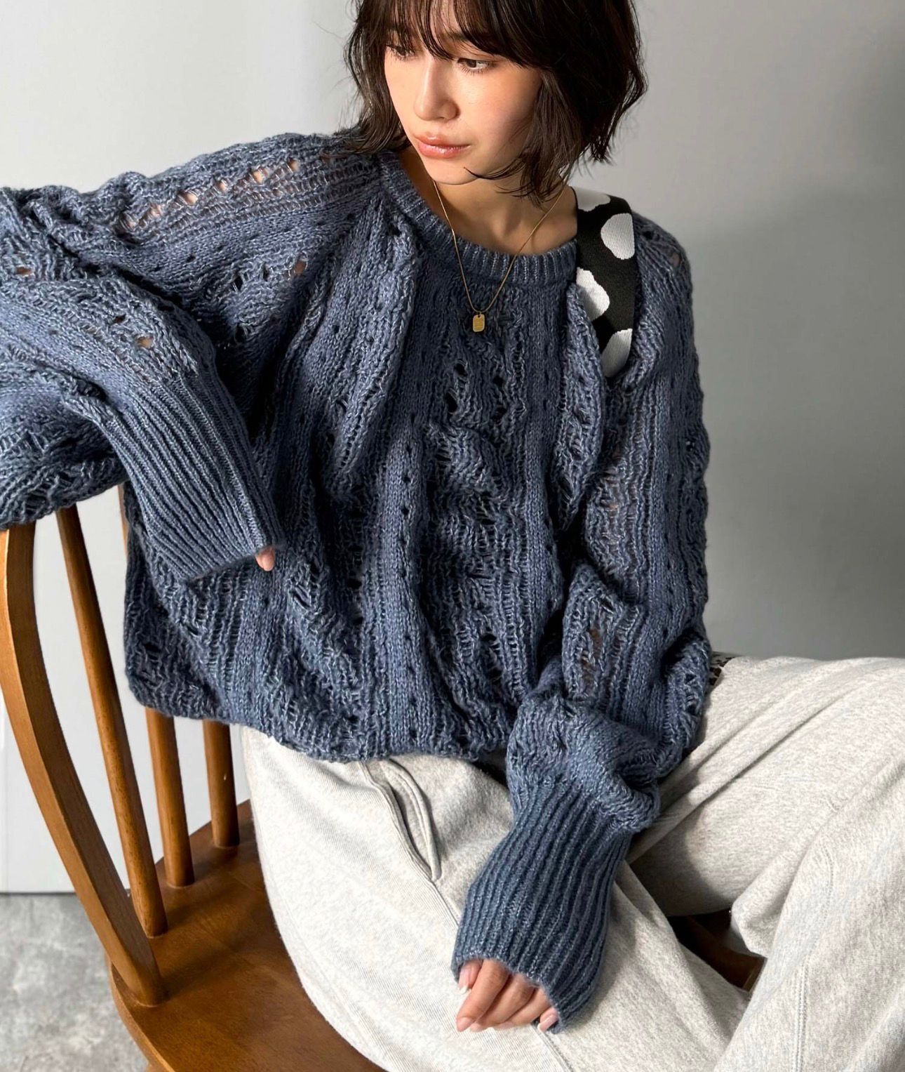 【預購】JN122713 classicalelf 針織長袖上衣