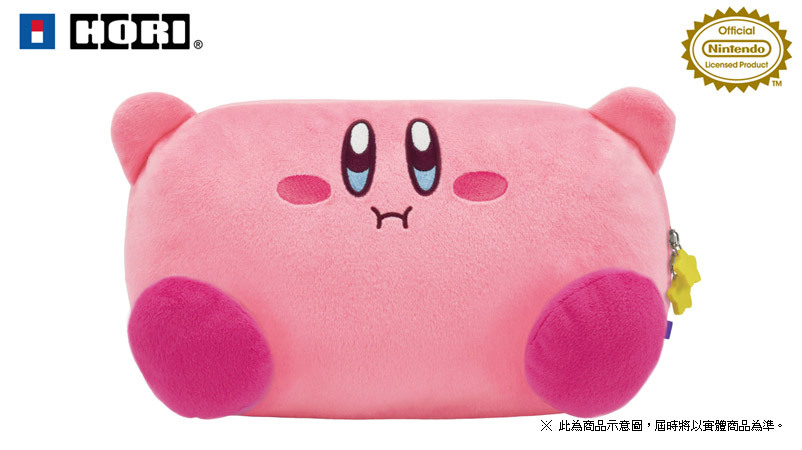 NS2 HORI 毛絨收納包（卡比款）