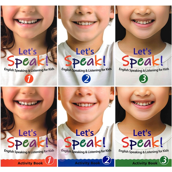 「堂奧圖書」兒童美語Let's Speak! with Activity Book_(1)(2)(3)套書_附MP3 QR CODE