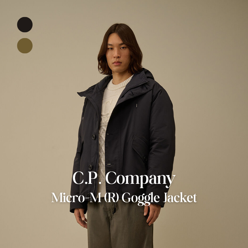 【代購】C.P. Company Micro-M (R) Goggle Jacket 鏡片連帽機能外套 – 都市軍裝風・全天候防護