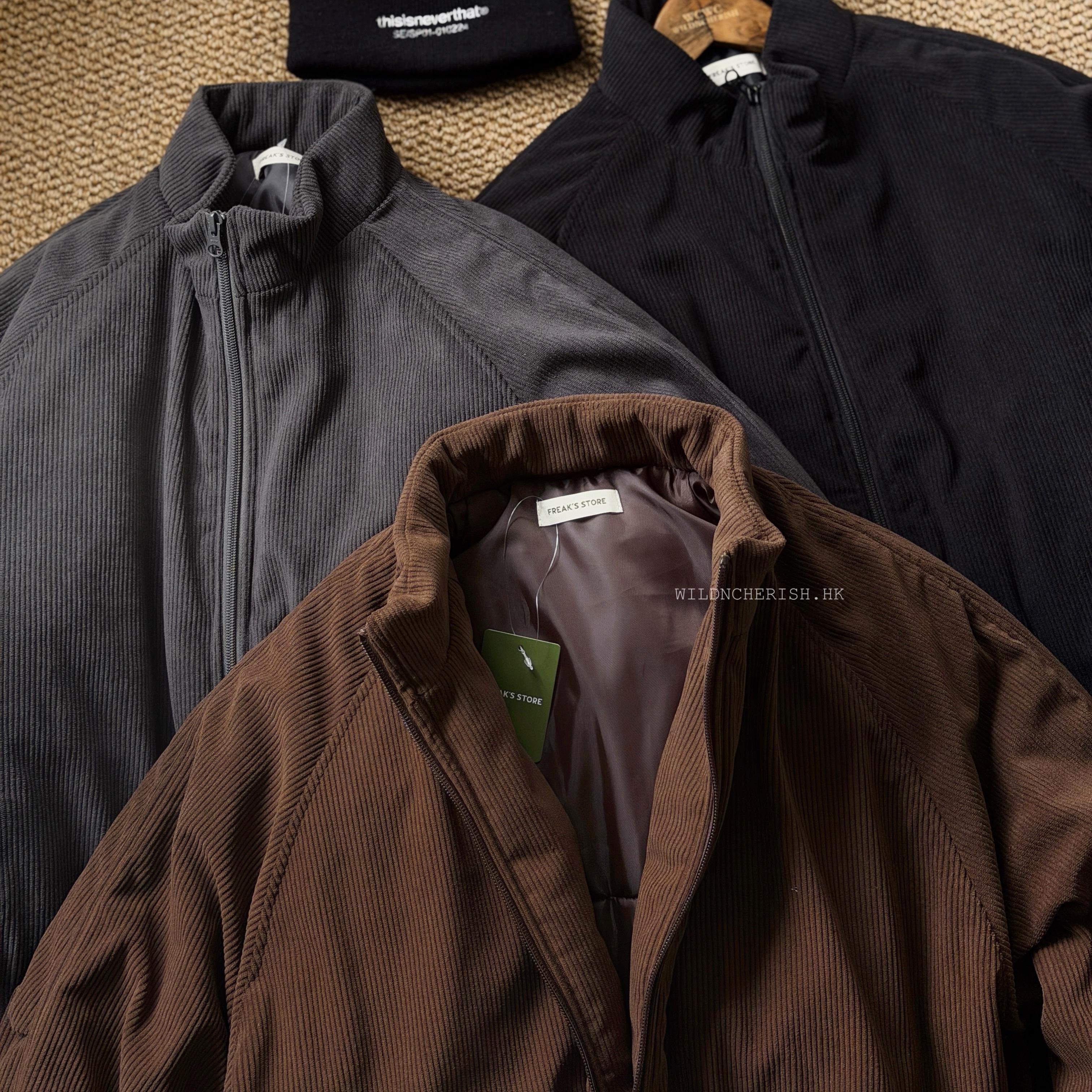 現貨 | Freak's Store Corduroy Padded Blouson 燈芯絨 鋪棉