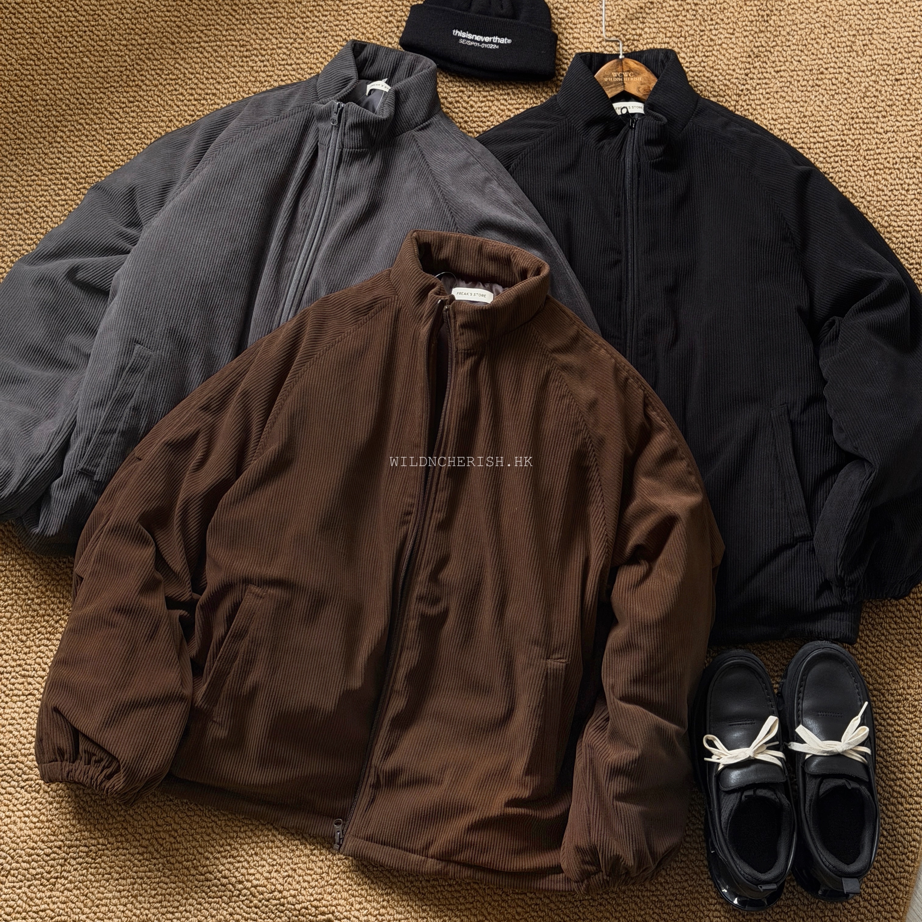 現貨 | Freak's Store Corduroy Padded Blouson 燈芯絨 鋪棉