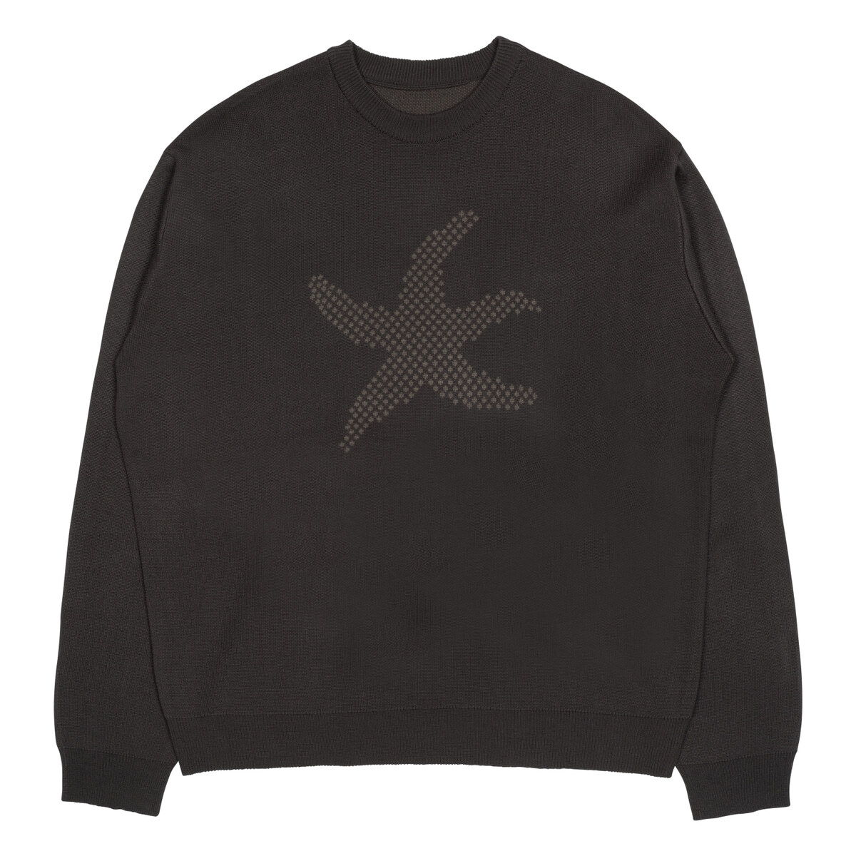 TCM starfish logo knit