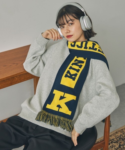 <不能冷到❄️> 日本 MONO-MART 復古 學院 雙面 針織 圍巾 十款