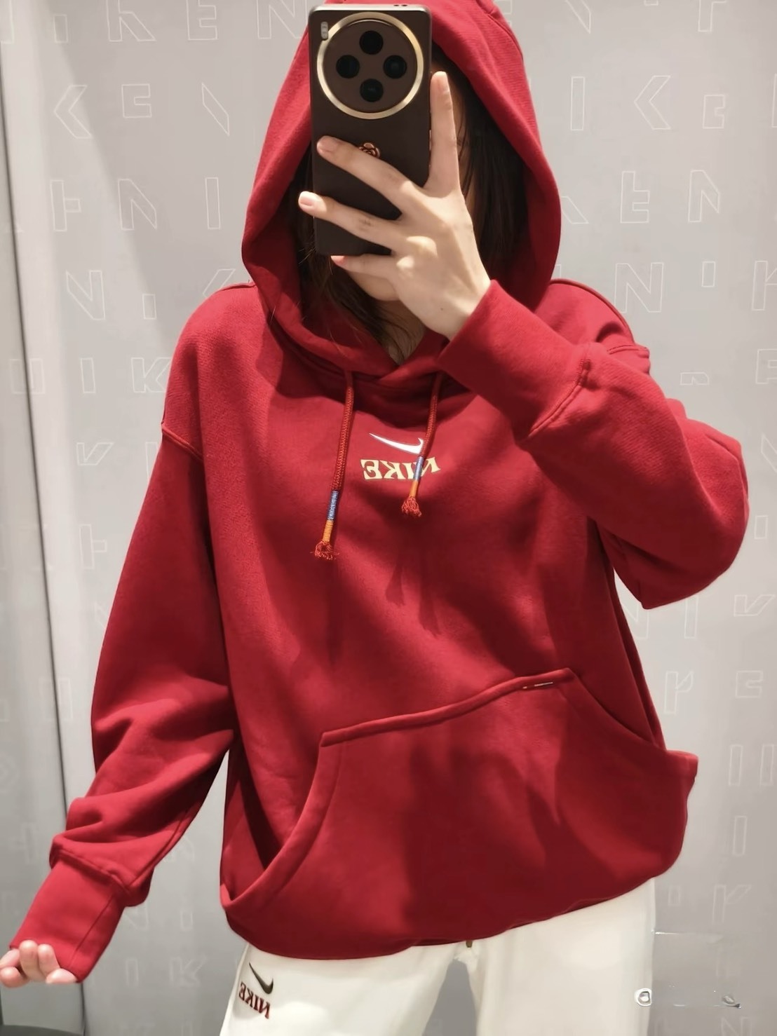 NIKE NSW CNY 新年限定 馬年限定 帽T 喜氣 紅色 IQ3707657