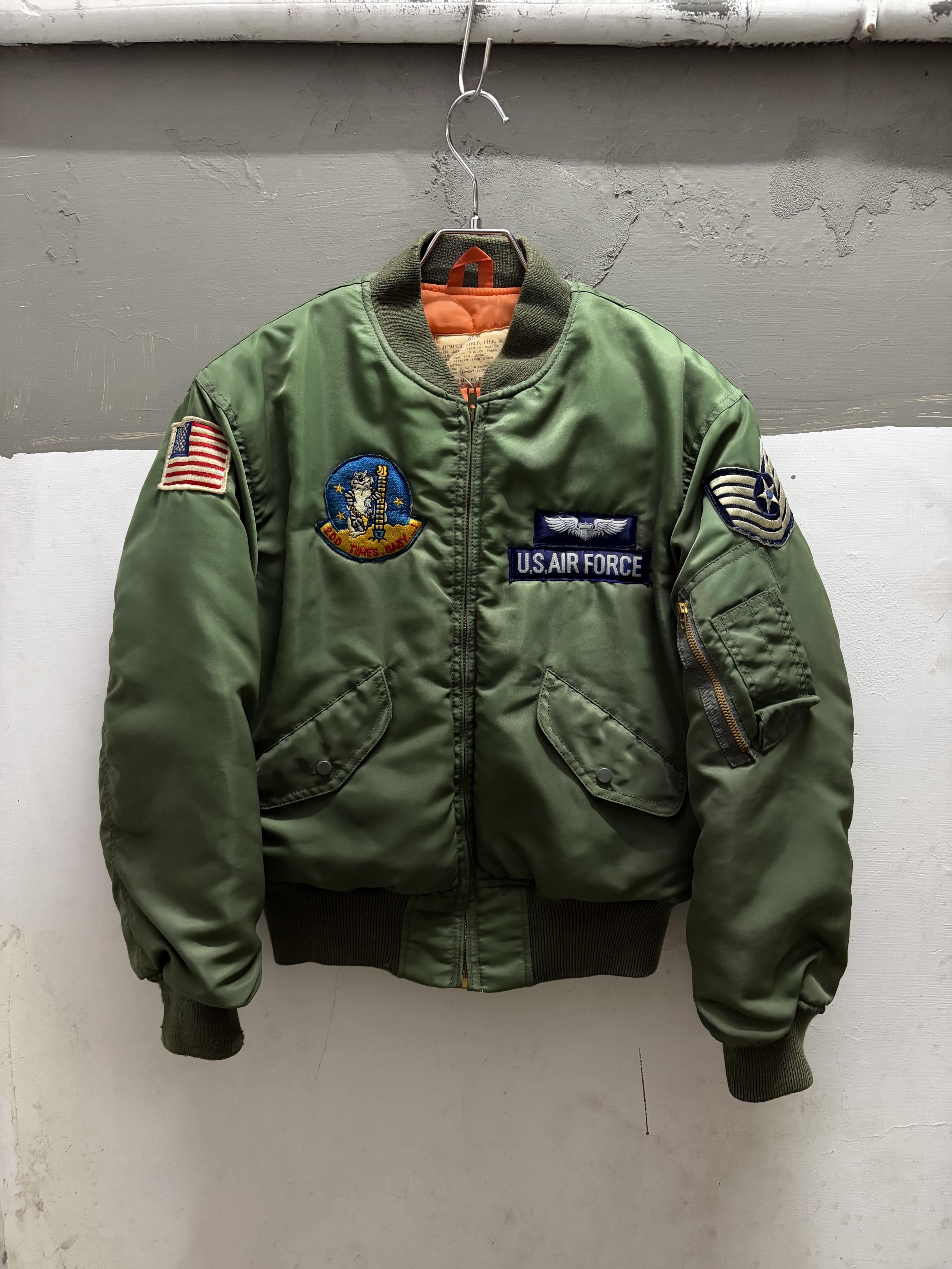 80’s HOUSTON USAF MA-1 Jacket