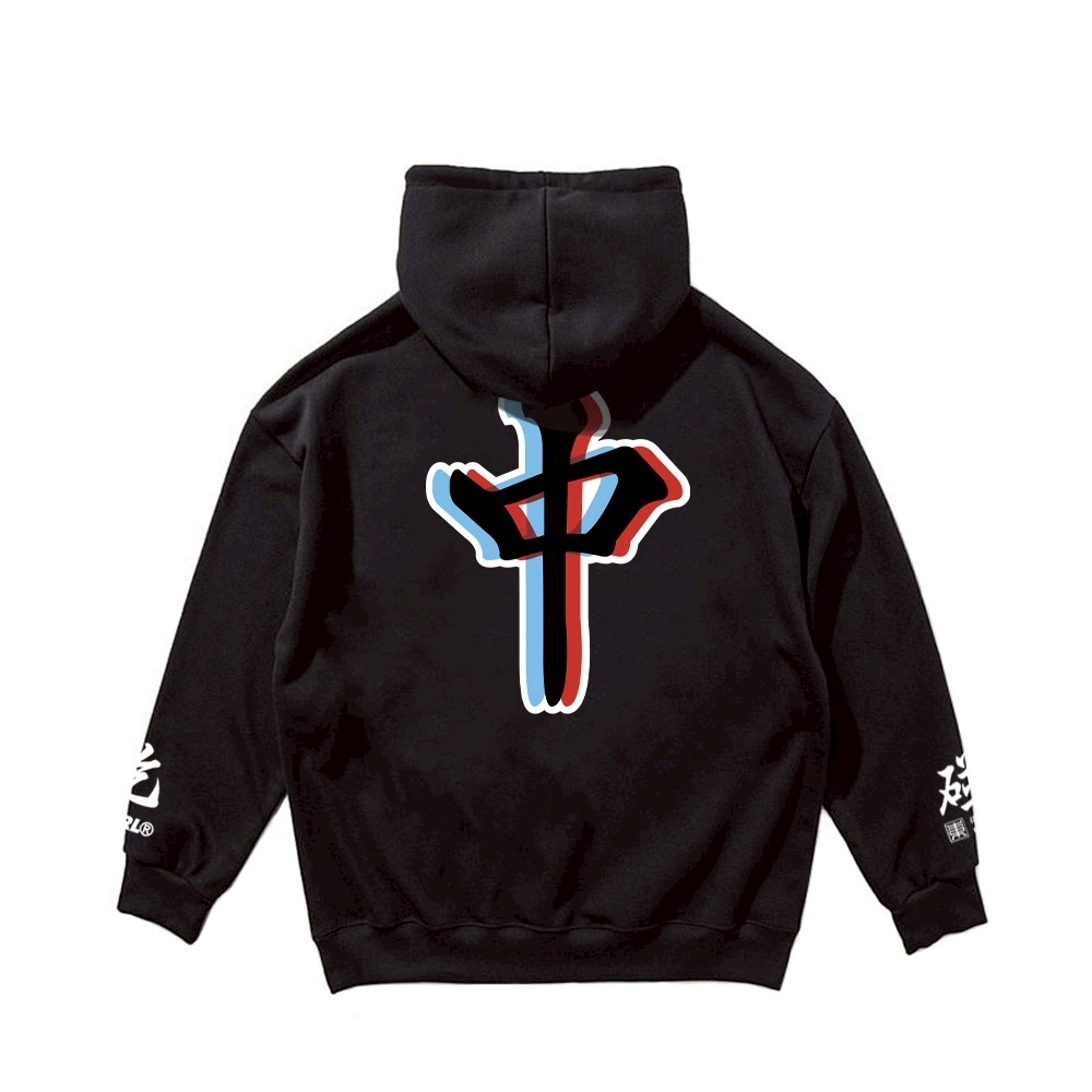 XCTRL x 東方不敗錯視紅中帽T-黑