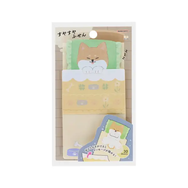 柴犬 好夢正甜 造型便利貼 30張入｜SUN STAR 日本