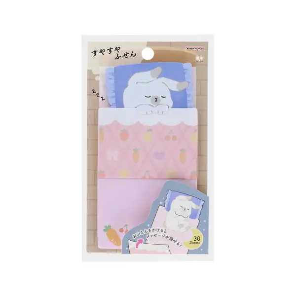 兔子 好夢正甜 造型便利貼 30張入｜SUN STAR 日本