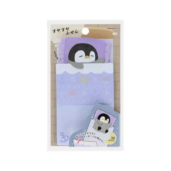 企鵝 好夢正甜 造型便利貼 30張入｜SUN STAR 日本