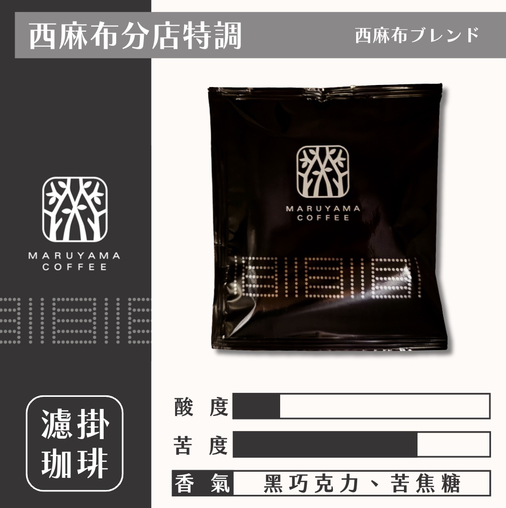 【24H出貨】𝗠𝗮𝗿𝘂𝘆𝗮𝗺𝗮丸山咖啡 西麻布分店特調濾掛式咖啡