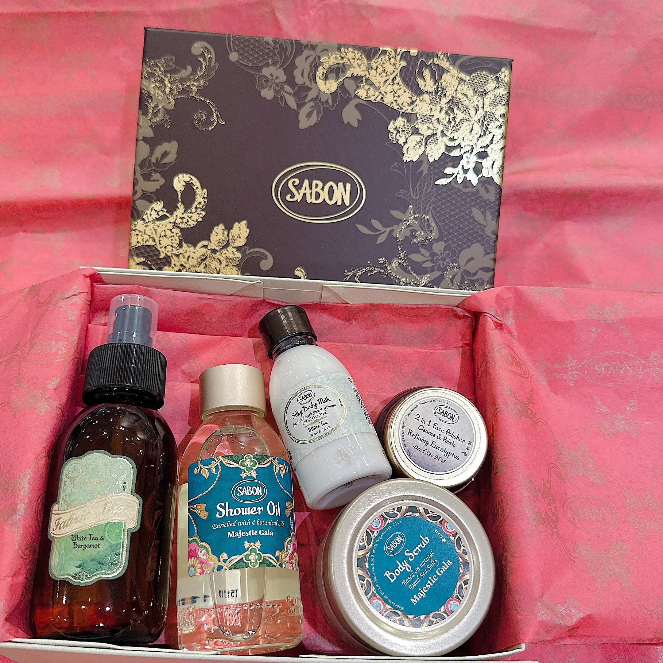 SABON Majestic Gala身體禮盒套裝 (不包郵,盒面隨機)