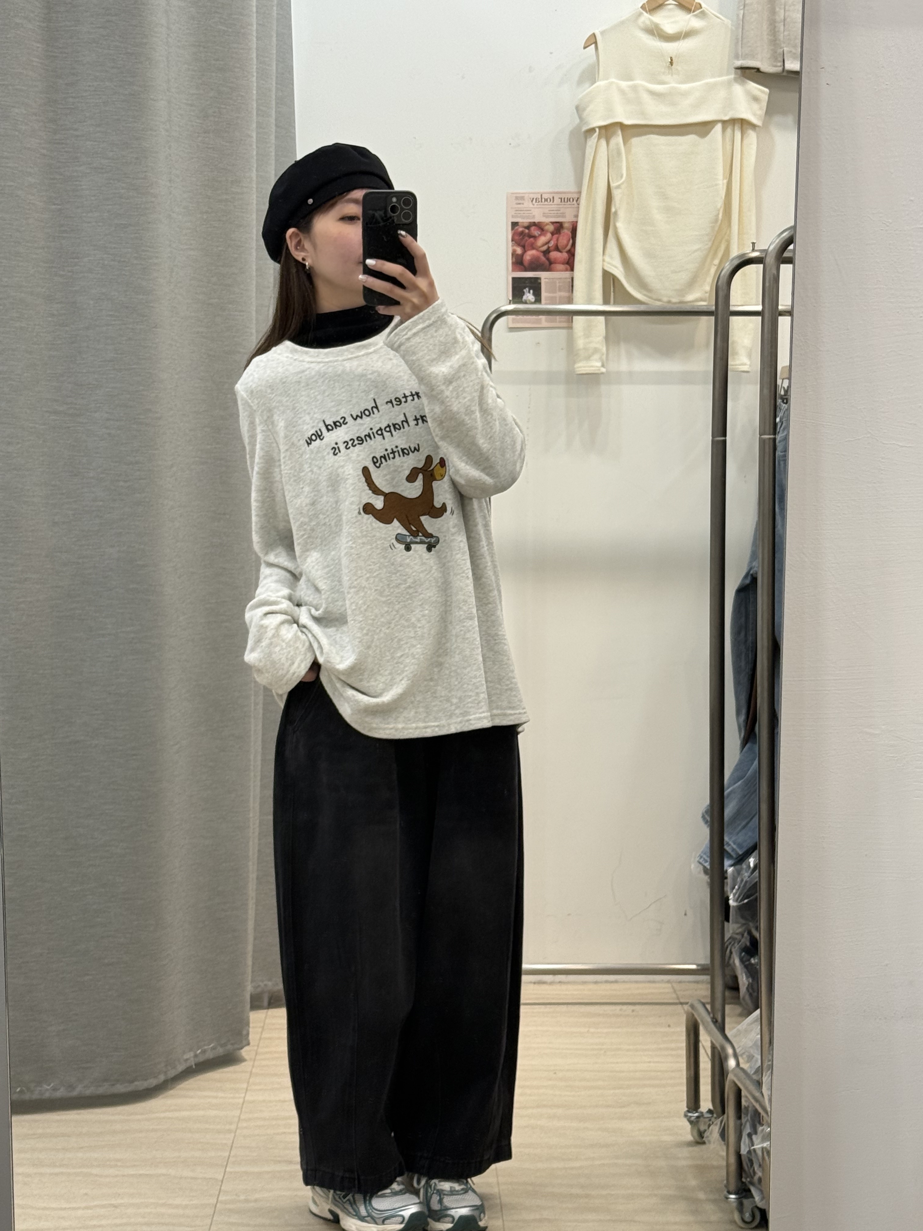 字母滑板狗狗Ｔ