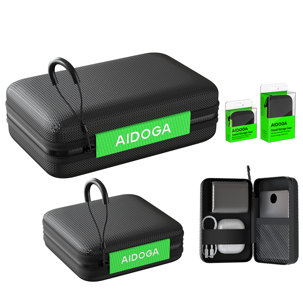 AIDOGA 艾迪伽 EVA收納防摔緩衝硬殼包 可收納 行動電源/充電器/充電線/耳機 ToughBox系列