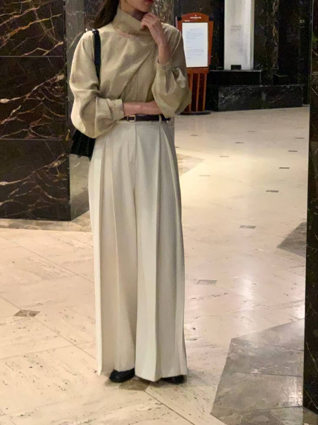 AY5314 闊筒斯文西裝褲 *特價* (購物金不適用)