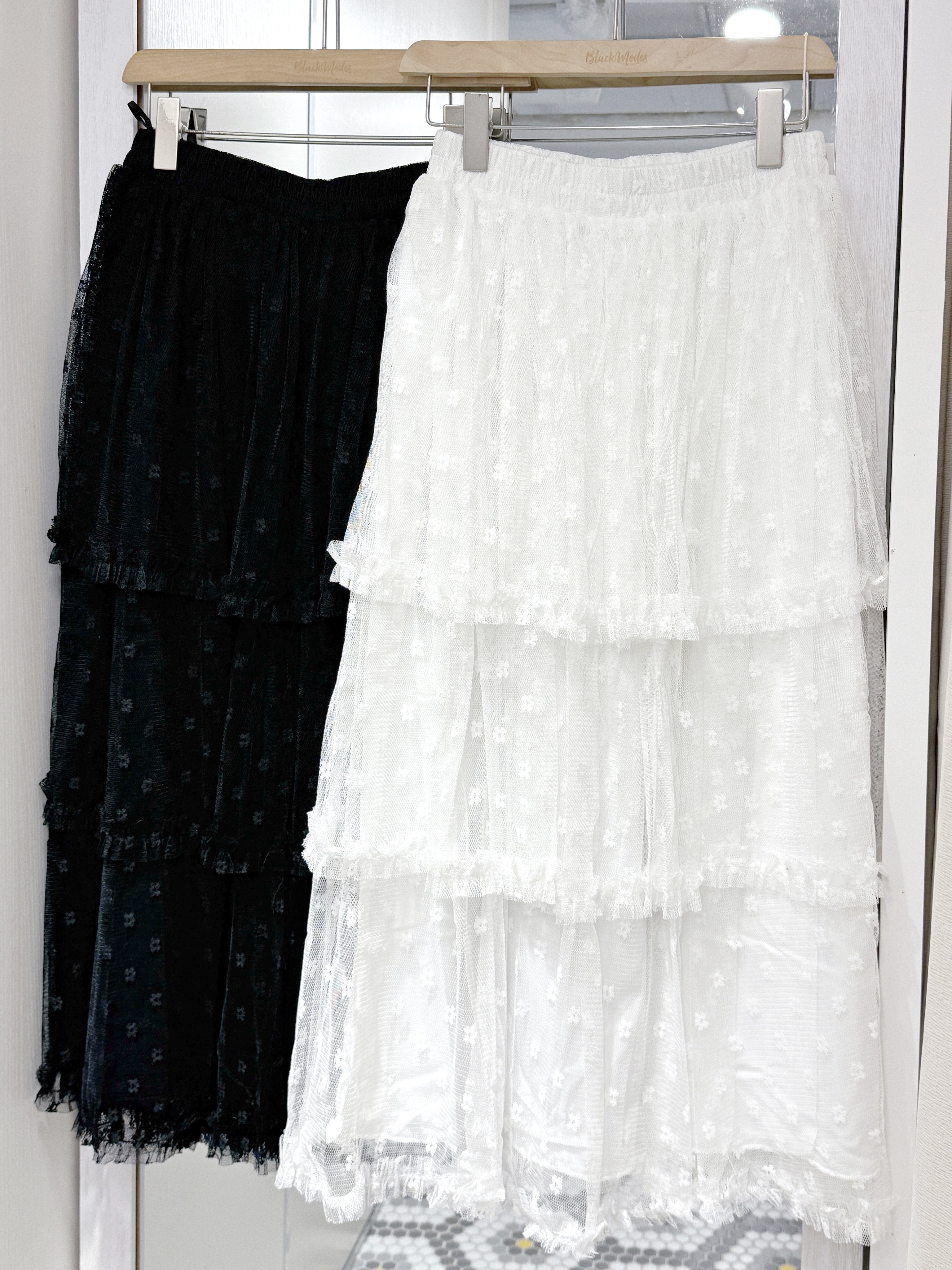 （3月韓國連線）D0493｜小仙感滿滿花花蛋糕長裙 ⋆˚✿˖°