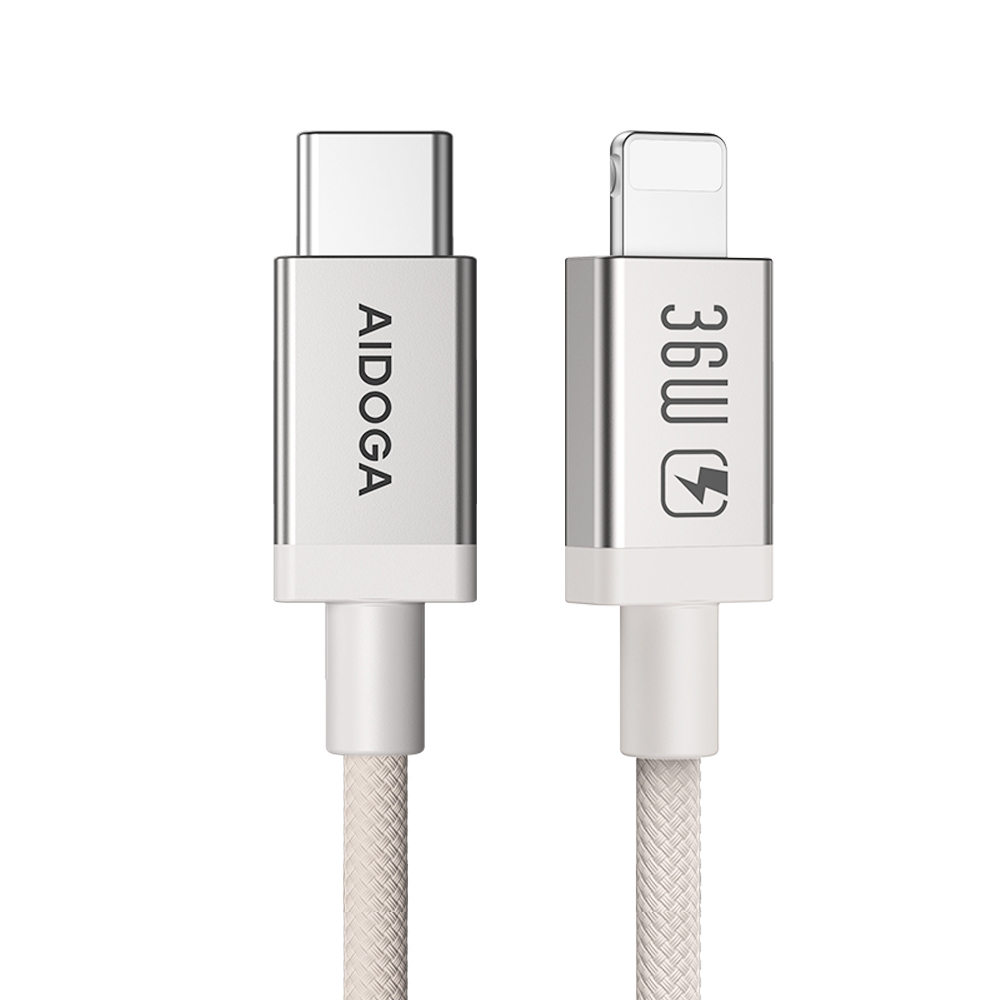 AIDOGA 艾迪伽 Type-C TO Lightning PD充電線傳輸線快充線 耐髒汙 MochaFlex 1.2M